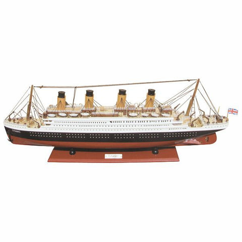 Titanic fa hajó modell nagy
