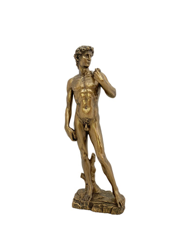 David Michelangelo bronz bevonatú szobor