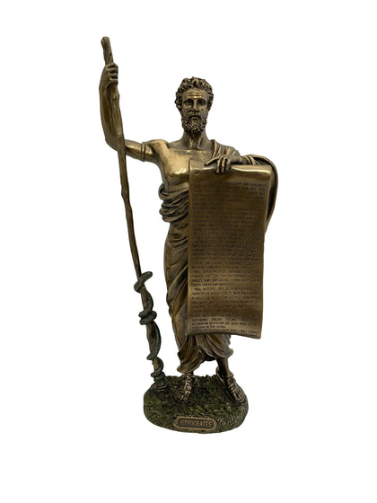 Hippokratész bronz bevonatú szobor