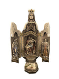 Szűz Mária bronz bevonatú kinyitható szobor